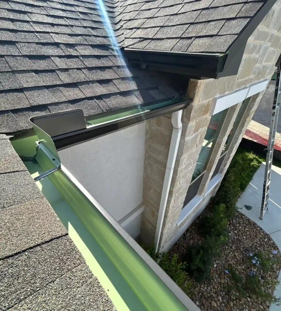 Seamless Gutter Installation5