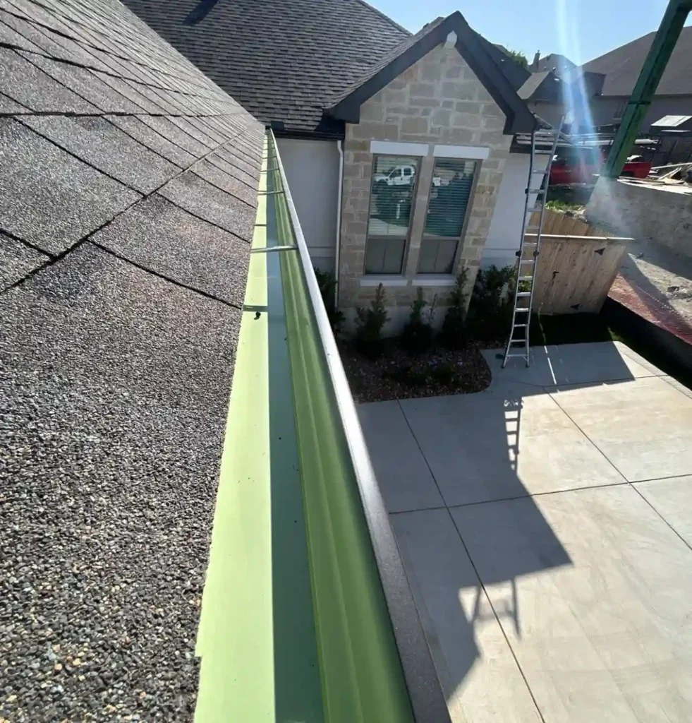 Seamless Gutter Installation6