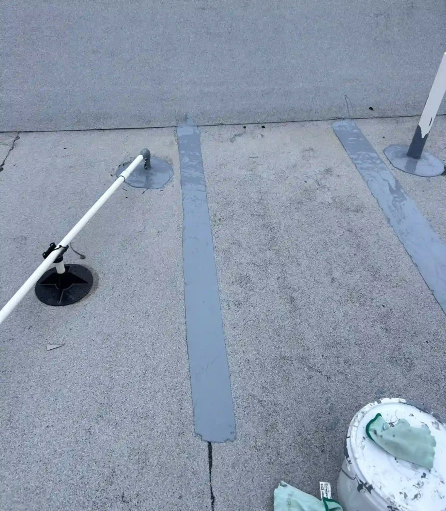 ATT Store Flat Roof Leak Repair1