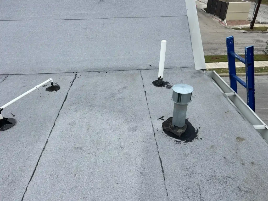 ATT Store Flat Roof Leak Repair3