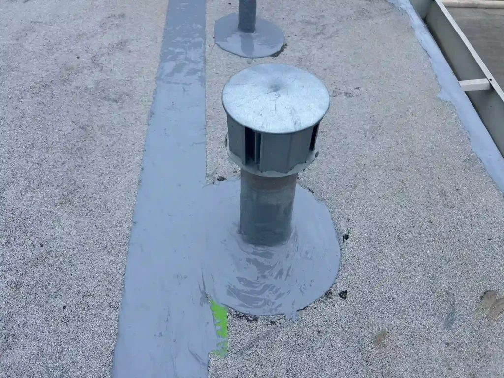 ATT Store Flat Roof Leak Repair7