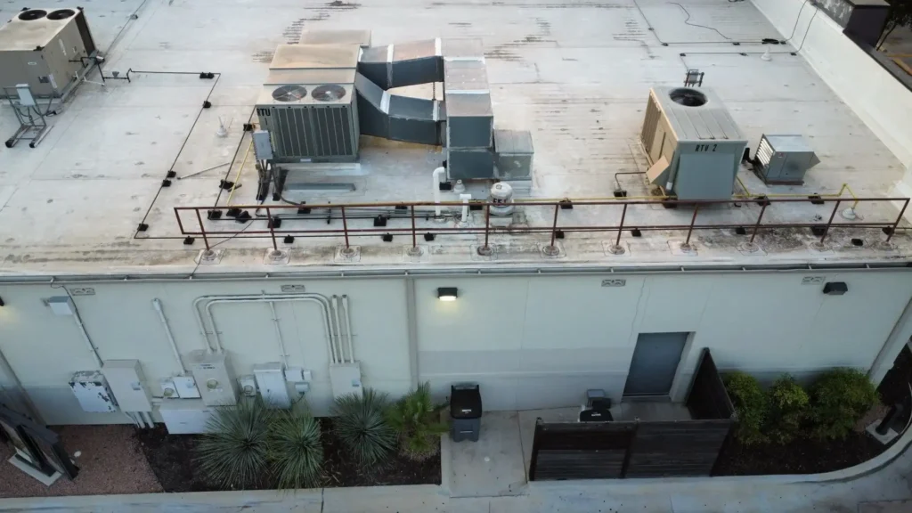 Starbucks Flat Roof Leak Repair5